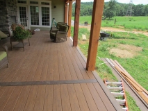 Deck framing detail